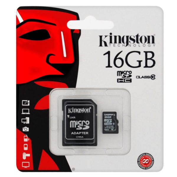 tarjeta de memoria micro sd 16 gb