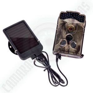 Cargador solar para cámaras de caza